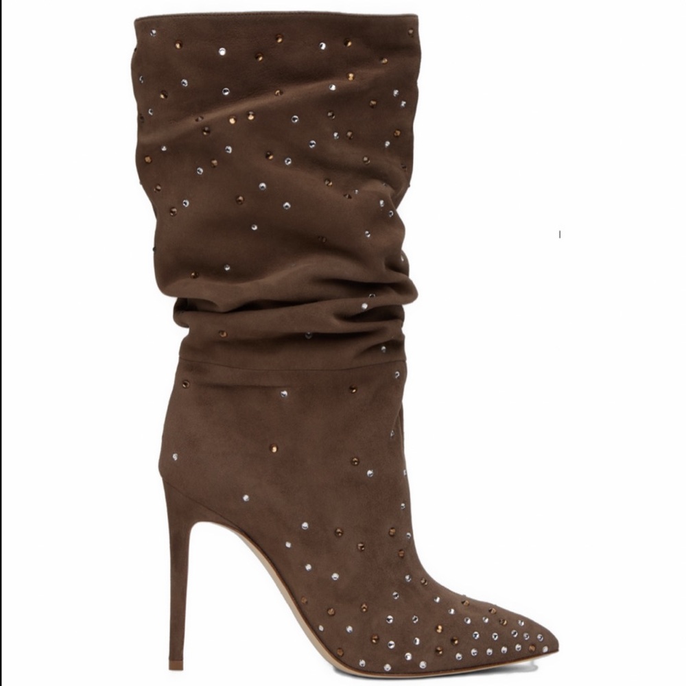Paris Texas NWT Holly Crystal Embellished
Slouchy Boot